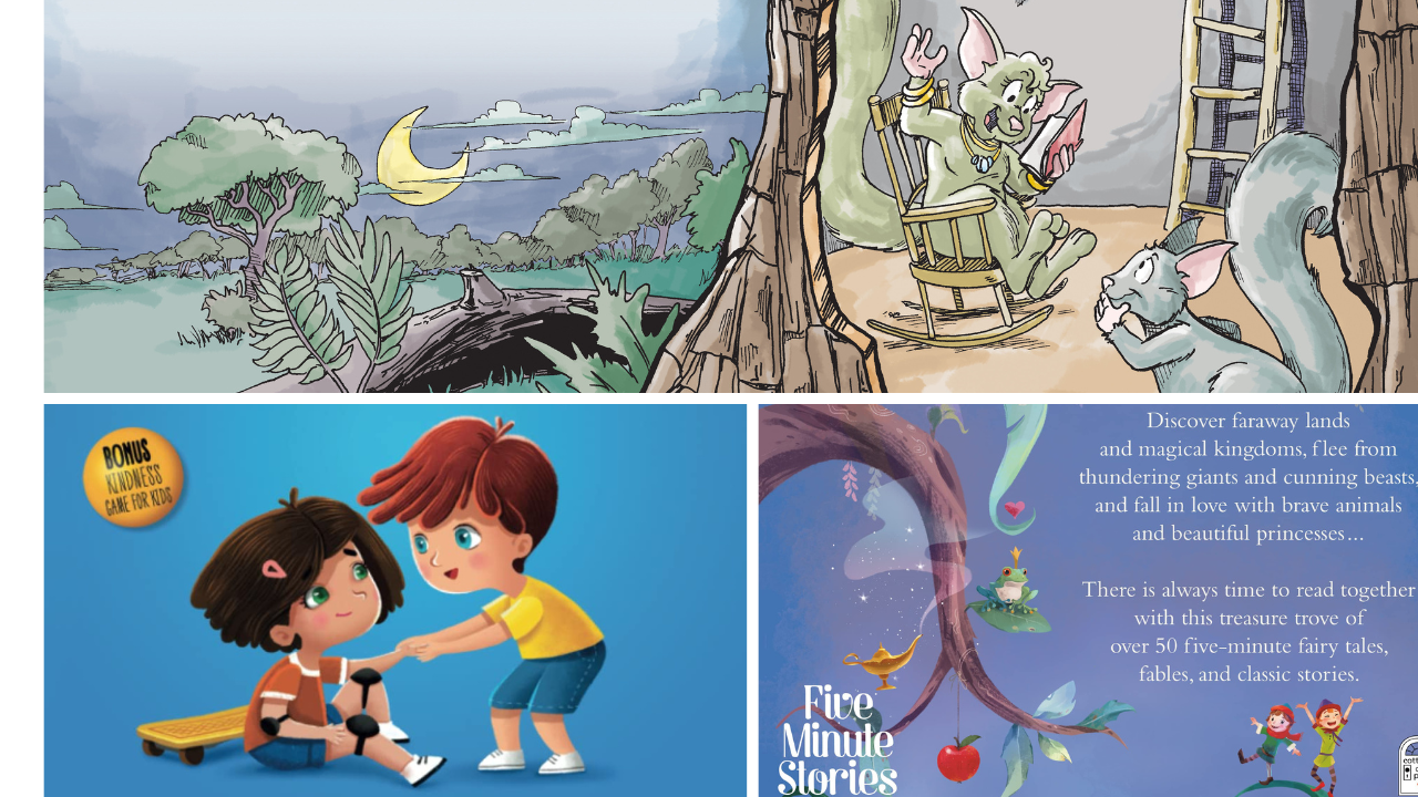 Unlocking Imaginations:  Best 6 Story Books For Children's Imagination: Ages 4-8 Take A Journey Through The Land Of Wonderment: