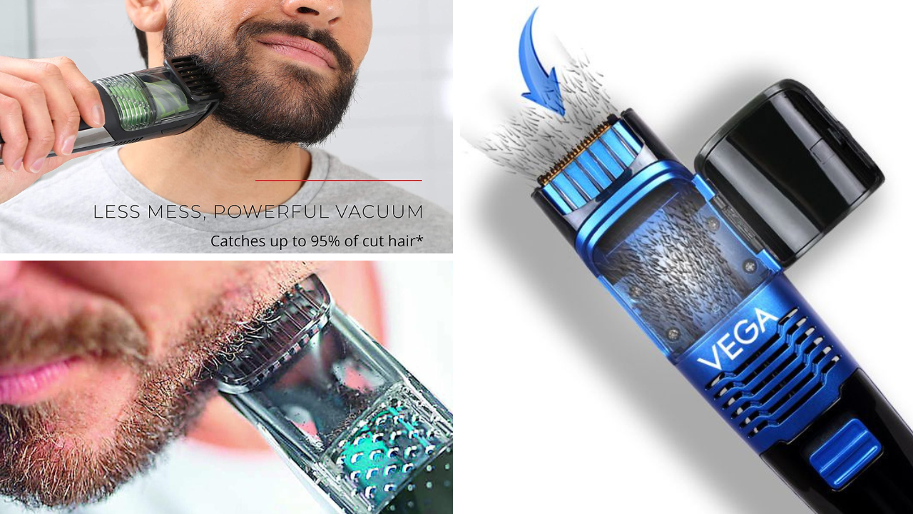 Vacuum Beard Trimmer