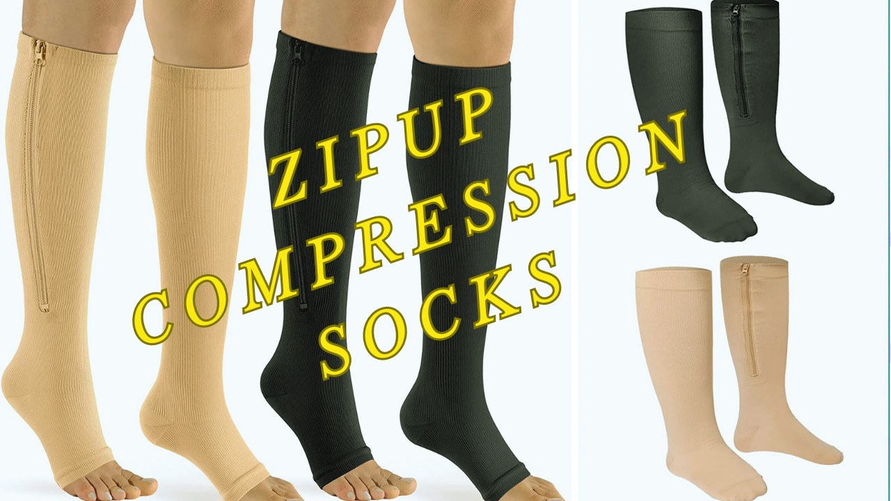 Compression Socks With A Zipper Are The Perfect Way To Get The Support.